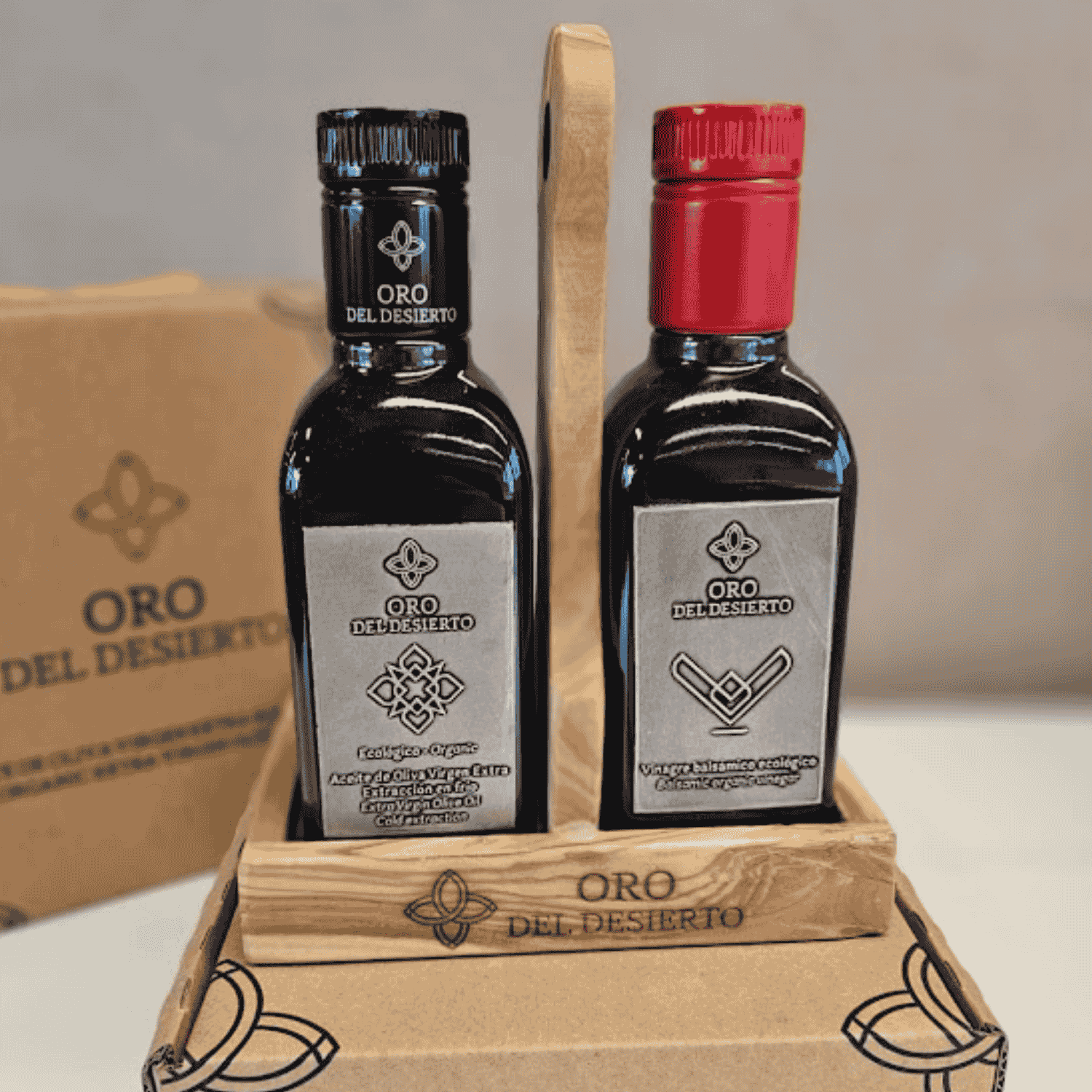 Presentbox Olivolja Coupage och Balsamicovinäger